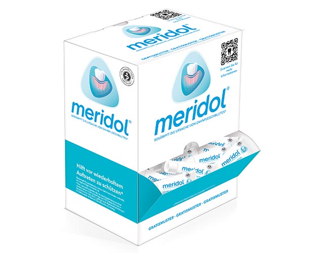 Meridol Samples / Gratis Proben-Spender